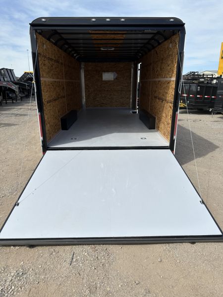 New 2026 Cargo Craft 8.5'x20x7'tall Expedition 5200s ramp White Black out Cargo / Enclosed Trailer