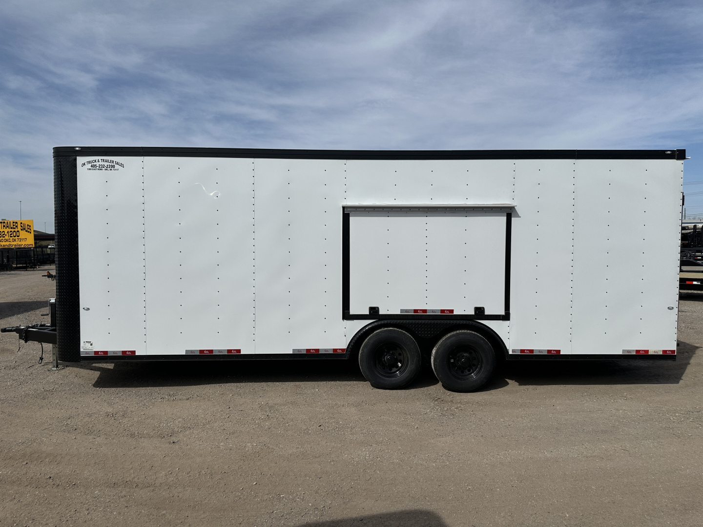 New 2026 Cargo Craft 8.5'x24'x7'tall Elite V Nose Basic Auto Carrier, 5200's White black out Cargo / Enclosed Trailer
