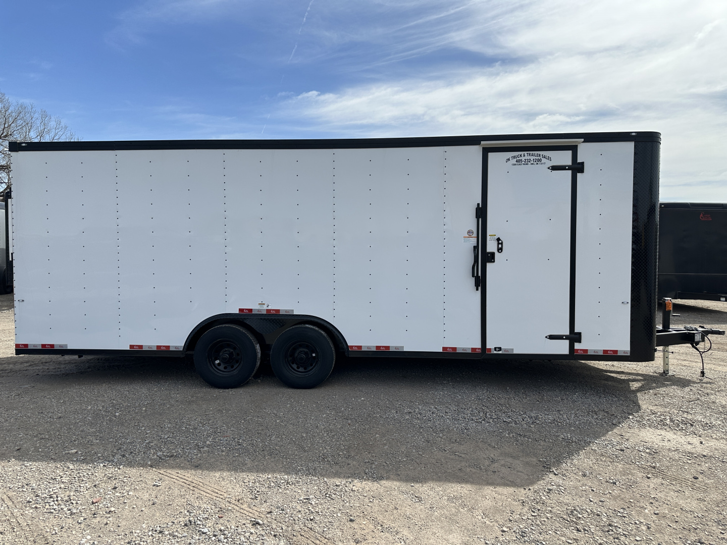 New 2026 Cargo Craft 8.5'x24'x7'tall Elite V Nose Basic Auto Carrier, 5200's White black out Cargo / Enclosed Trailer