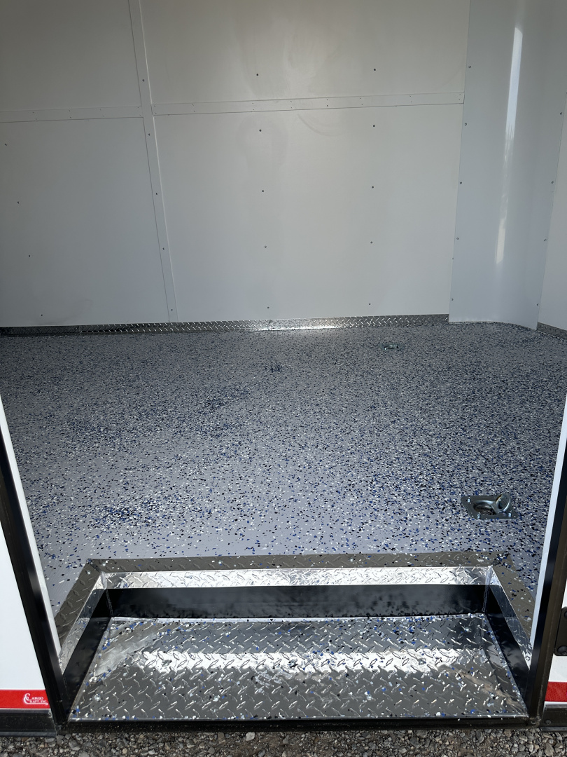 New 2026 Cargo Craft 8.5'x24'x7'tall Elite V Nose Basic Auto Carrier, 5200's White black out Cargo / Enclosed Trailer