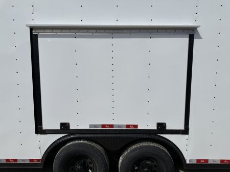 New 2026 Cargo Craft 8.5'x24'x7'tall Elite V Nose Basic Auto Carrier, 5200's White black out Cargo / Enclosed Trailer