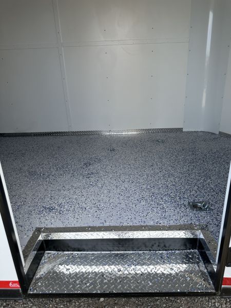 New 2026 Cargo Craft 8.5'x24'x7'tall Elite V Nose Basic Auto Carrier, 5200's White black out Cargo / Enclosed Trailer