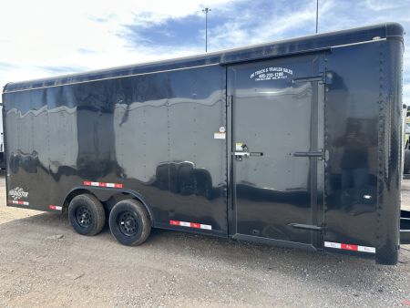 New 2023 Cargo Craft 8.5'x20'x7'tall Basic Auto Carrier Black / Black out Cargo / Enclosed Trailer