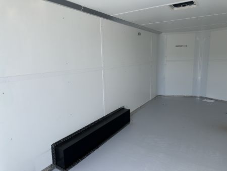 New 2025 Cargo Craft 8.5'x20'x7'tall Elite V Nose Car Hauler White Blk out Cargo / Enclosed Trailer