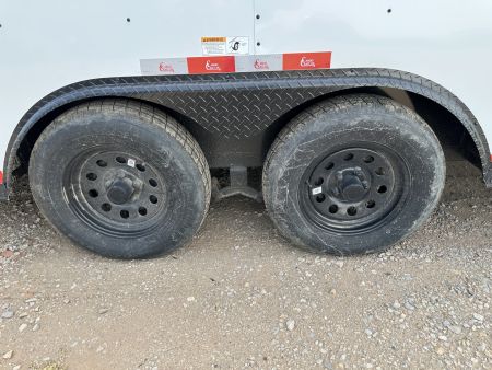 New 2025 Cargo Craft 8.5'x20'x7'tall Elite V Nose Car Hauler White Blk out Cargo / Enclosed Trailer