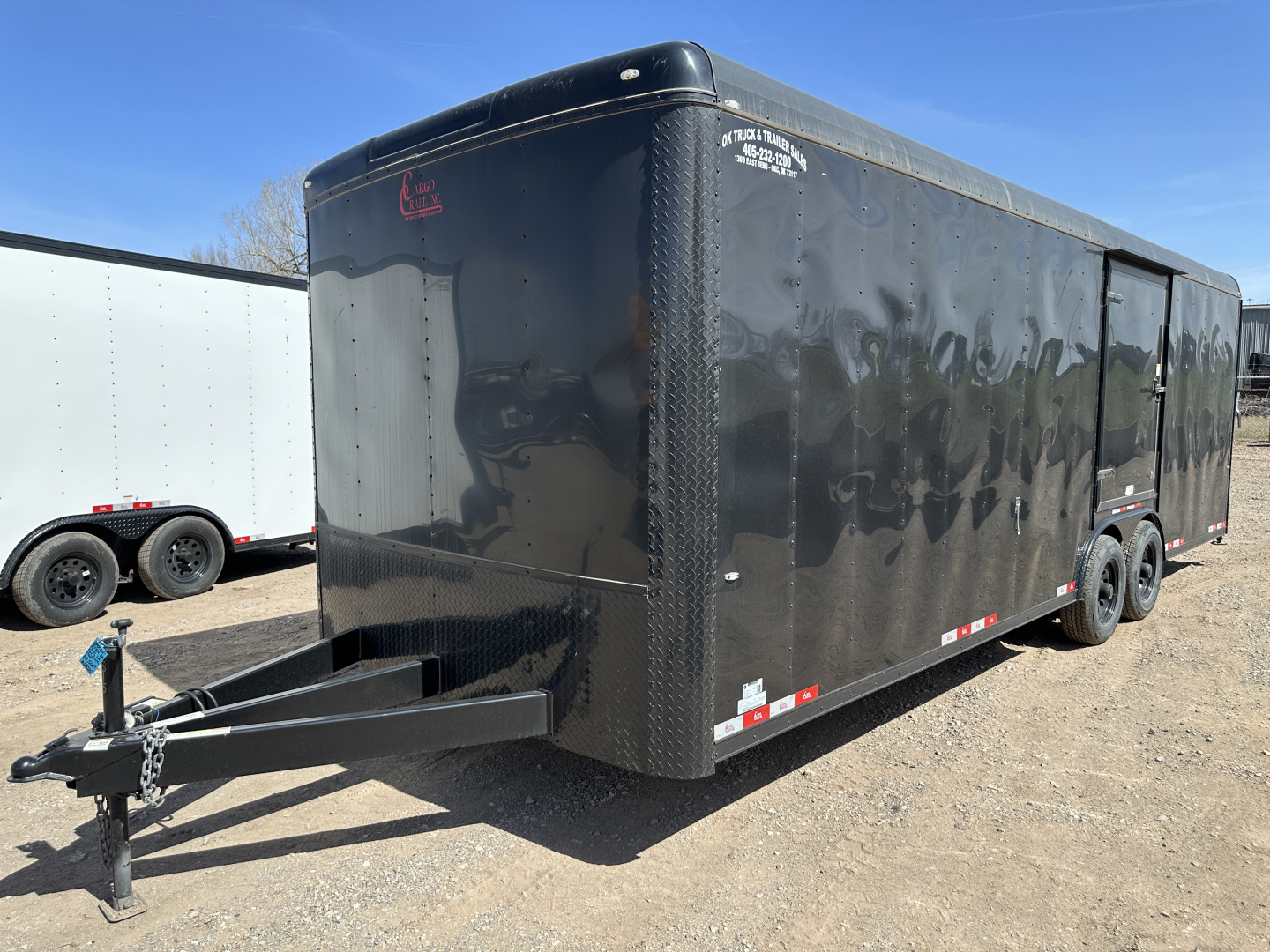 New 2025 Cargo Craft 8.5'x24'x7'tall Basic Auto Carrier Black/Black out Cargo / Enclosed Trailer