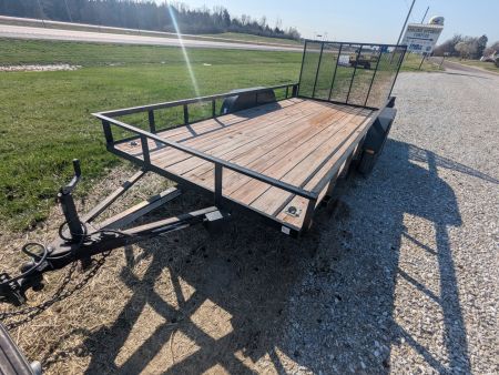 Used 2018 Forest River 82x16 Utility Trailer