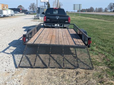 Used 2018 Forest River 82x16 Utility Trailer