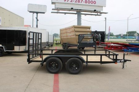 New 2026 Top Hat Trailers LDX 77X12 Utility Trailer