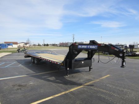 New 2026 Sure-Trac 8.5 x 20+5 Heavy-Duty Low-Profile ST-HDO10225-150G Deckover Trailer 15K