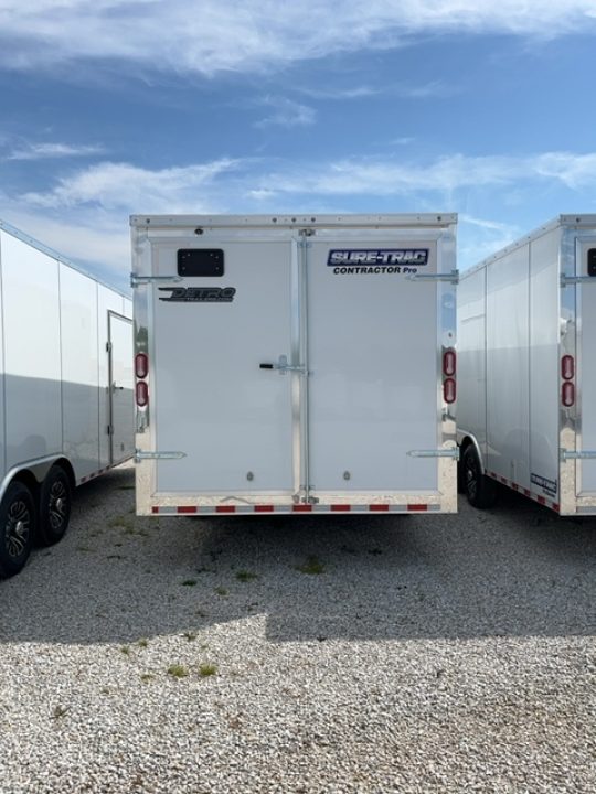 New 2026 Sure-Trac 8.5 x 20 14K Contractor Pro Double Rear Door Cargo / Enclosed Trailer