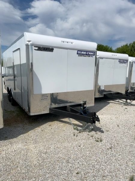 New 2026 Sure-Trac 8.5 x 20 14K Contractor Pro Double Rear Door Cargo / Enclosed Trailer