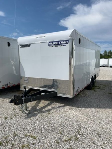 New 2026 Sure-Trac 8.5 x 20 14K Contractor Pro Double Rear Door Cargo / Enclosed Trailer