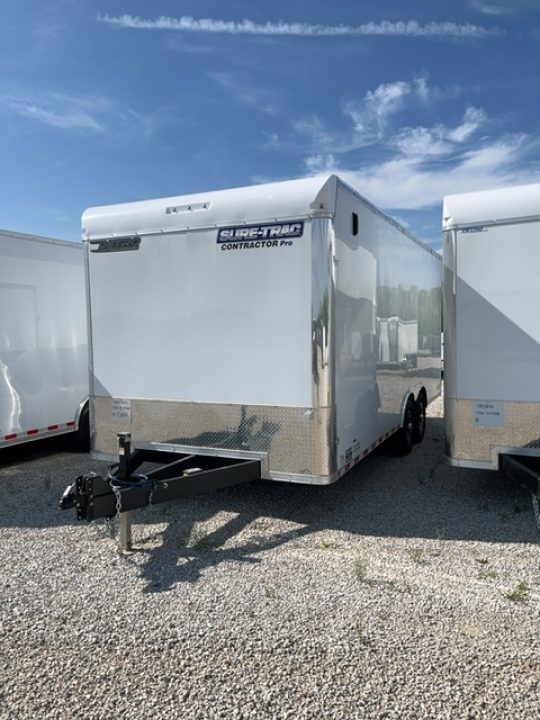 New 2026 Sure-Trac 8.5 x 20 14K Contractor Pro Ramp Door Cargo / Enclosed Trailer
