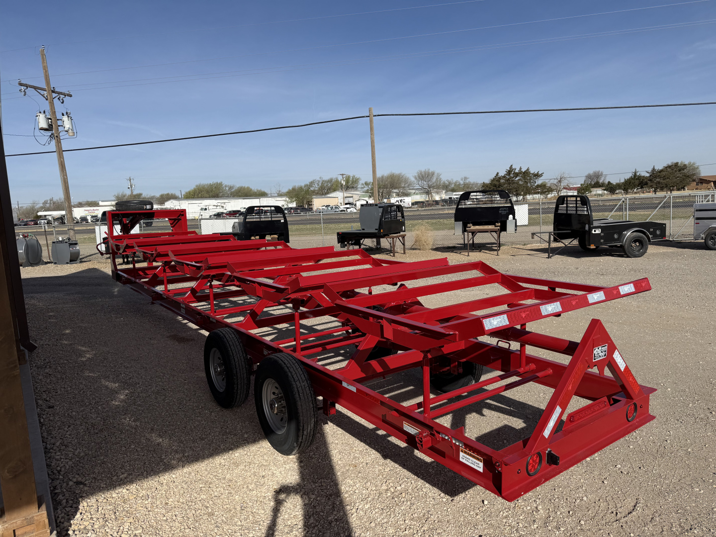 New 2026 Gooseneck Trailer MFG Hay Trailer