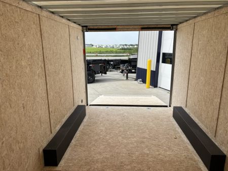 New 2026 Formula Traverse White 8.5'x16' 7k Flat Top V-Nose Enclosed Car Hauler Cargo Trailer