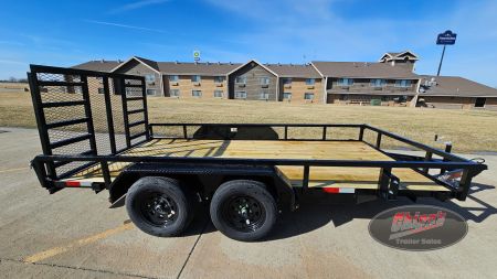 New 2026 H&H Trailers 82x14 Rail Side Utility Trailer