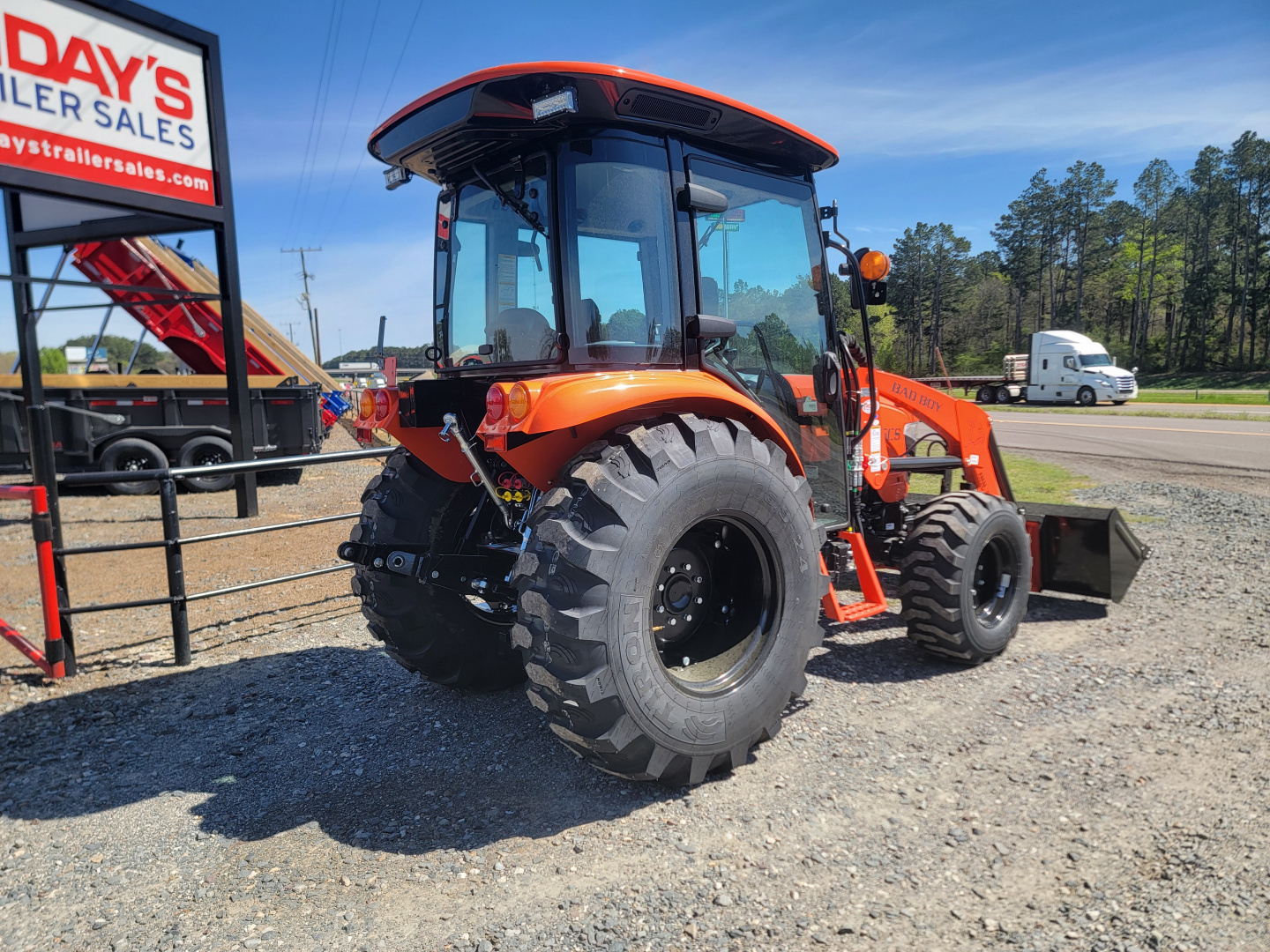New 2026 Bad Boy 5055CS Tractor Shuttle Shift/ 6' HD Cutter / Trailer Package
