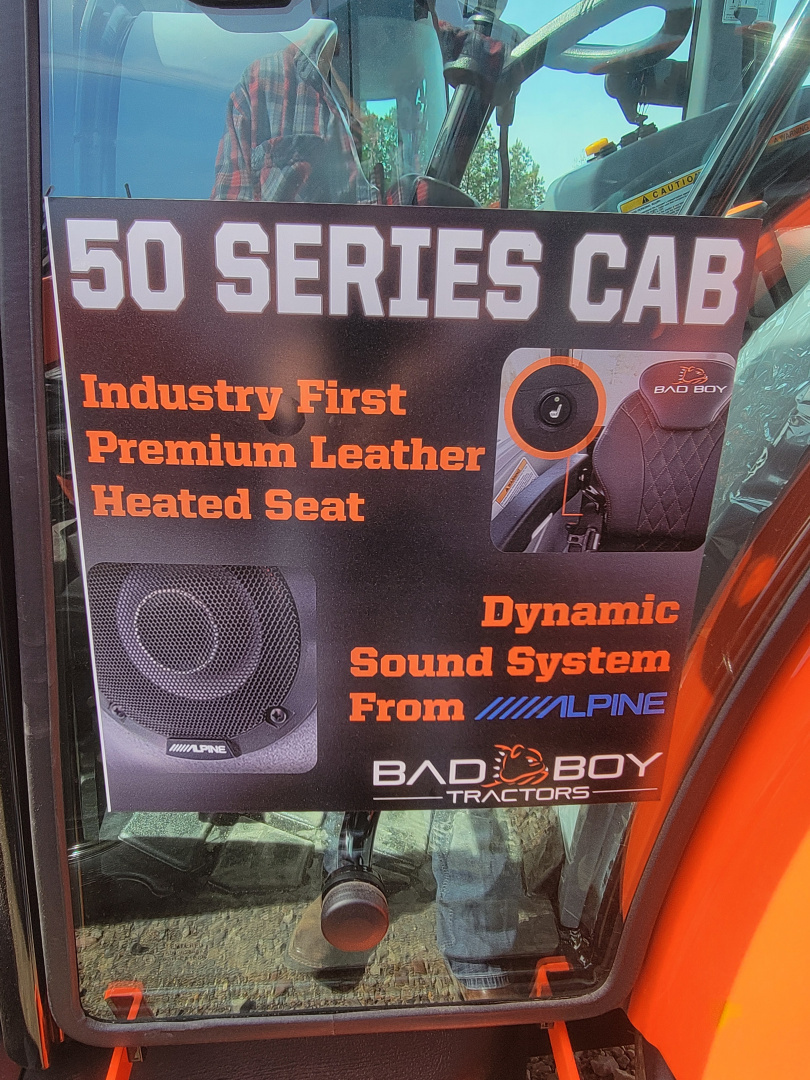 New 2026 Bad Boy 5055CS Tractor Shuttle Shift/ 6' HD Cutter / Trailer Package