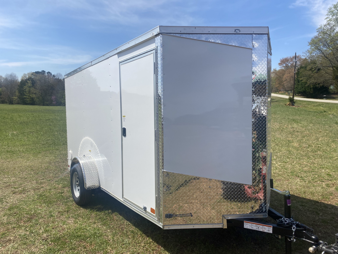 New 2027 Seed Cargo 6x12 Single Axle Enclosed Trailer w/Rear Ramp