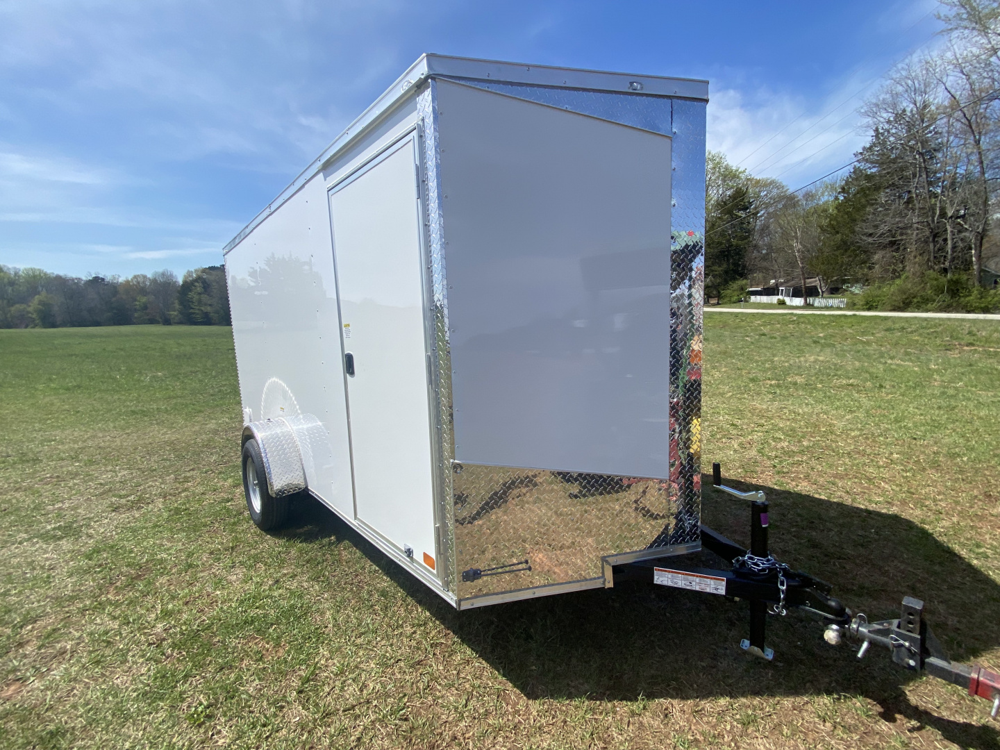 New 2027 Seed Cargo 6x12 Single Axle Enclosed Trailer w/Rear Ramp