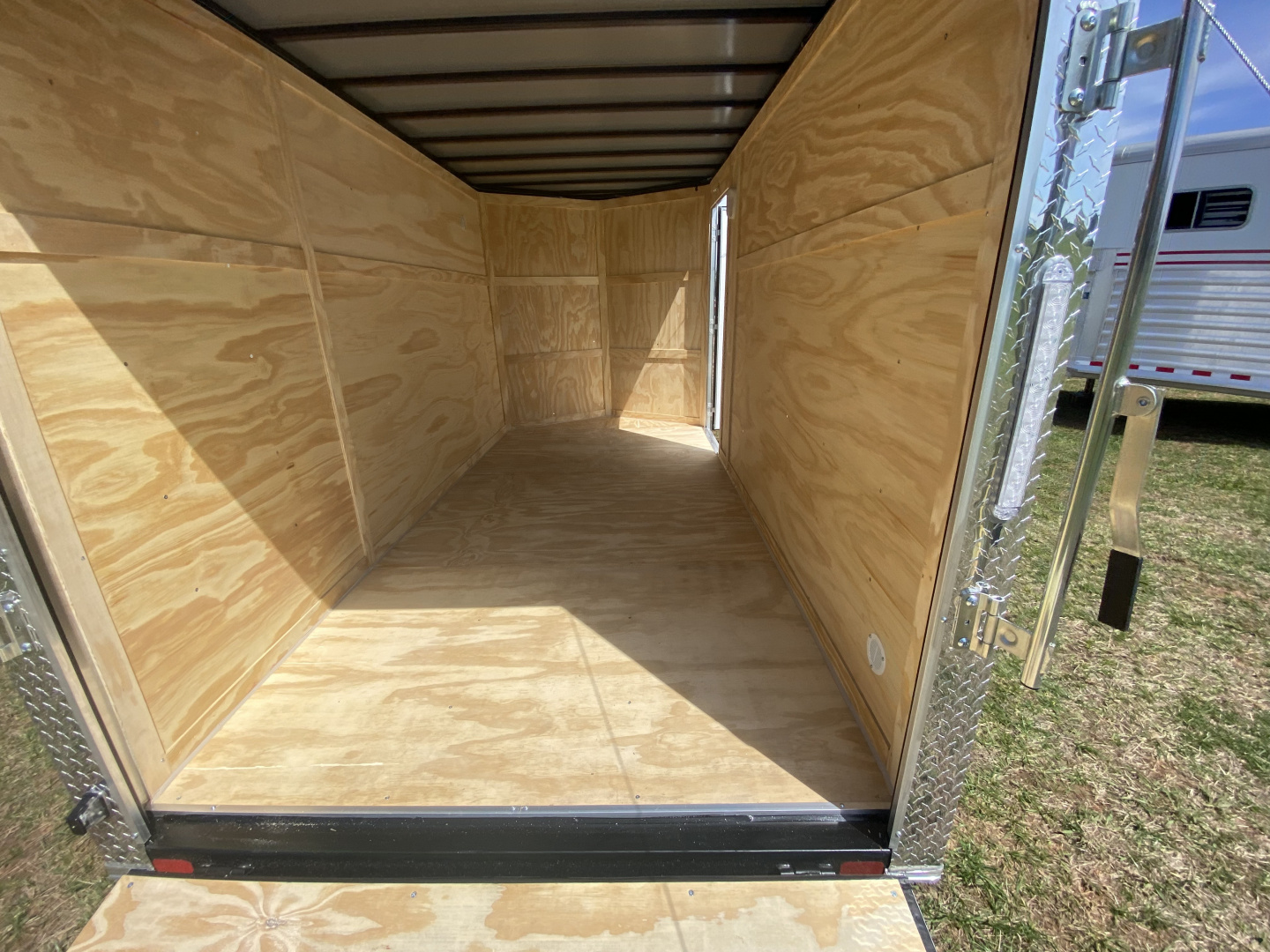 New 2027 Seed Cargo 6x12 Single Axle Enclosed Trailer w/Rear Ramp