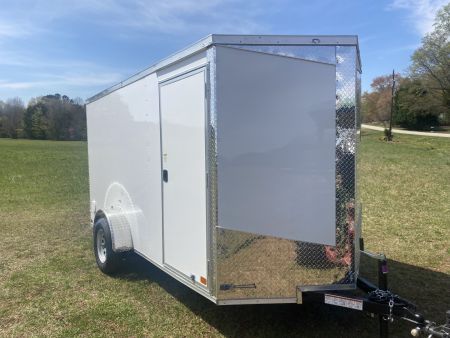 New 2027 Seed Cargo 6x12 Single Axle Enclosed Trailer w/Rear Ramp