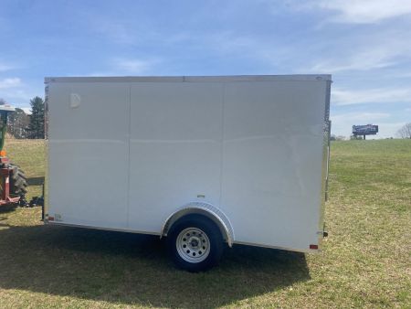 New 2027 Seed Cargo 6x12 Single Axle Enclosed Trailer w/Rear Ramp