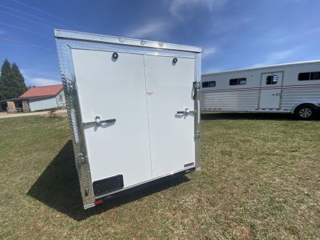 New 2027 Seed Cargo 6x12 Single Axle Enclosed Trailer w/Rear Ramp