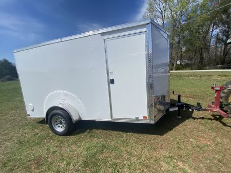 New 2027 Seed Cargo 6x12 Single Axle Enclosed Trailer w/Rear Ramp