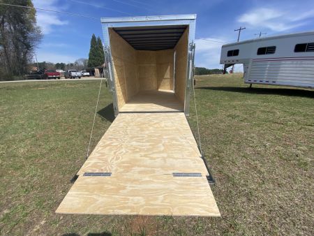 New 2027 Seed Cargo 6x12 Single Axle Enclosed Trailer w/Rear Ramp