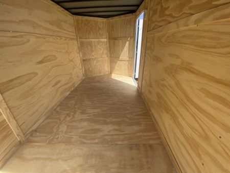 New 2027 Seed Cargo 6x12 Single Axle Enclosed Trailer w/Rear Ramp