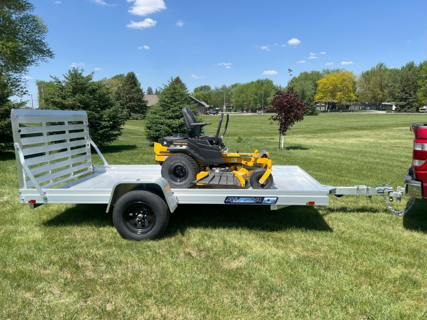 New 2027 Aluma 7814ESA Aluminum Utility Trailer 3K