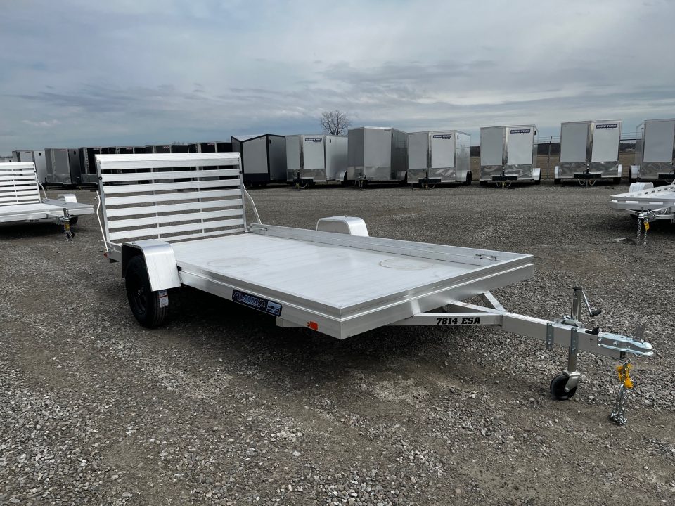 New 2027 Aluma 7814ESA Aluminum Utility Trailer 3K