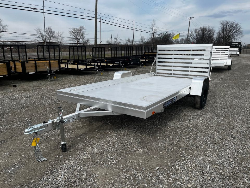 New 2027 Aluma 7814ESA Aluminum Utility Trailer 3K