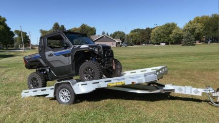 New 2027 Aluma 7814 Aluminum Tilt Utility Trailer