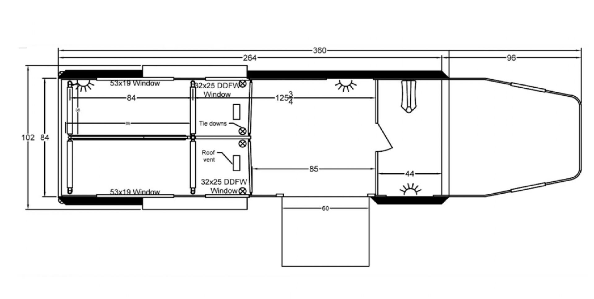 Used 2025 Frontier Trailers Fast Track 2+1 Horse Trailer