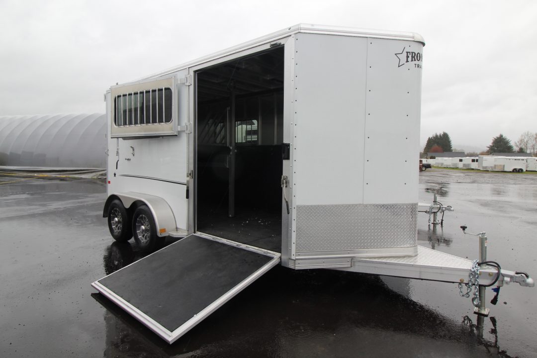 New 2026 Frontier Fast Track 2 Horse WB Straight Load Trailer