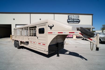 New 2026 Swift Built Trailers 24' Gooseneck Stock / Stock Combo Trailer