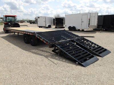 New 2026 Iron Bull 102x25 FDP0225072 Deckover Trailer
