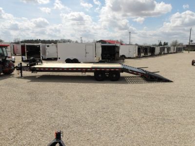 New 2026 Iron Bull 102x25 FDP0225072 Deckover Trailer