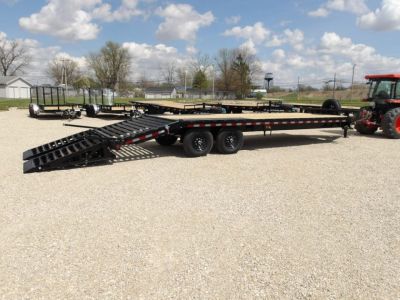 New 2026 Iron Bull 102x25 FDP0225072 Deckover Trailer
