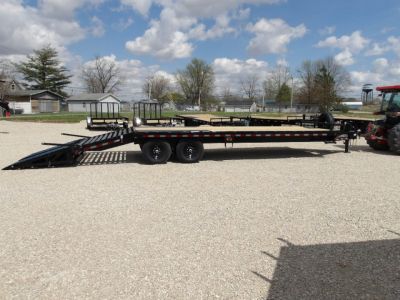 New 2026 Iron Bull 102x25 FDP0225072 Deckover Trailer