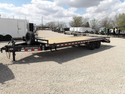 New 2026 Iron Bull 102x25 FDP0225072 Deckover Trailer