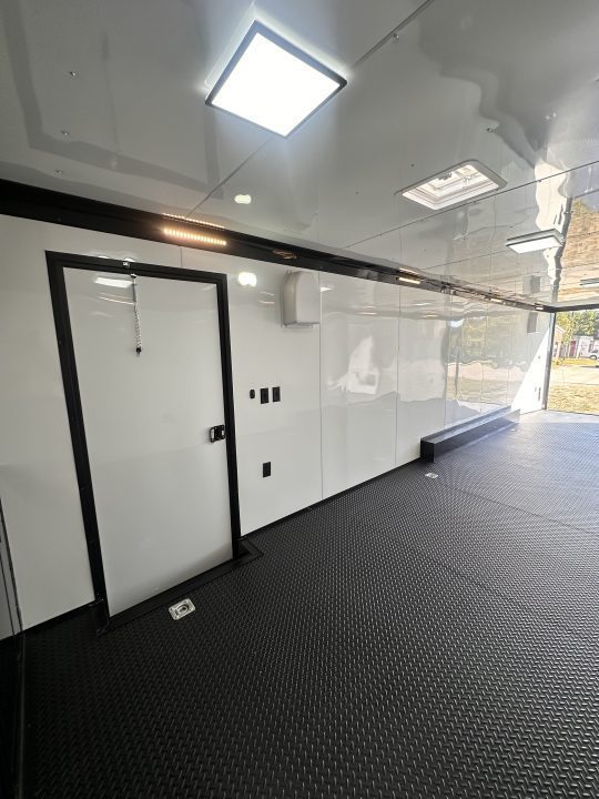New 2026 Rock Solid Cargo 8.5x32 7'6" Interior- Race Trailer-Finished Interior-Triple 7000 Triple Torsion Axle - Pit Lights