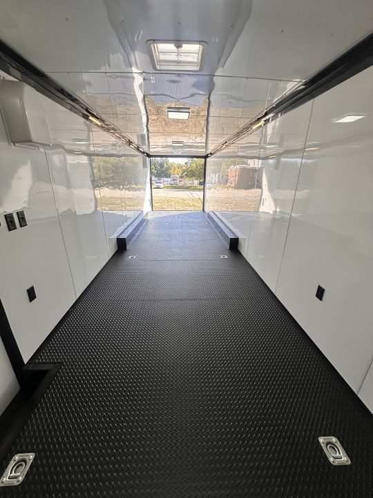 New 2026 Rock Solid Cargo 8.5x32 7'6" Interior- Race Trailer-Finished Interior-Triple 7000 Triple Torsion Axle - Pit Lights