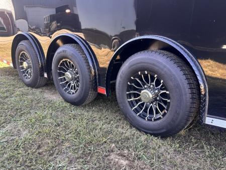New 2026 Rock Solid Cargo 8.5x32 7'6" Interior- Race Trailer-Finished Interior-Triple 7000 Triple Torsion Axle - Pit Lights