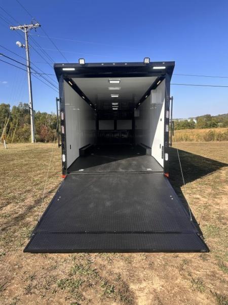 New 2026 Rock Solid Cargo 8.5x32 7'6" Interior- Race Trailer-Finished Interior-Triple 7000 Triple Torsion Axle - Pit Lights