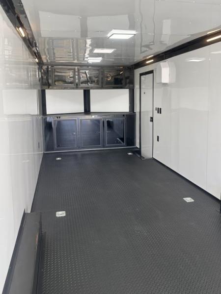 New 2026 Rock Solid Cargo 8.5x32 7'6" Interior- Race Trailer-Finished Interior-Triple 7000 Triple Torsion Axle - Pit Lights