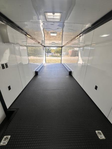 New 2026 Rock Solid Cargo 8.5x32 7'6" Interior- Race Trailer-Finished Interior-Triple 7000 Triple Torsion Axle - Pit Lights
